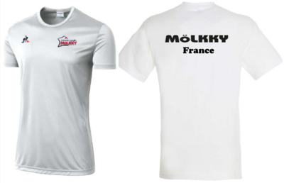 Maillot blanc ou rouge