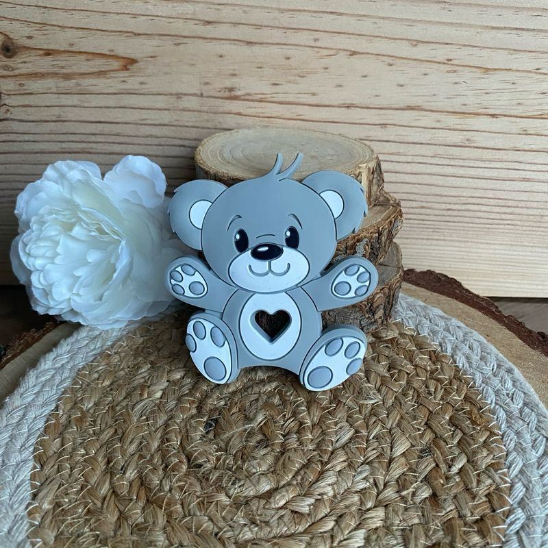 Jouet de dentition « Ourson gris »