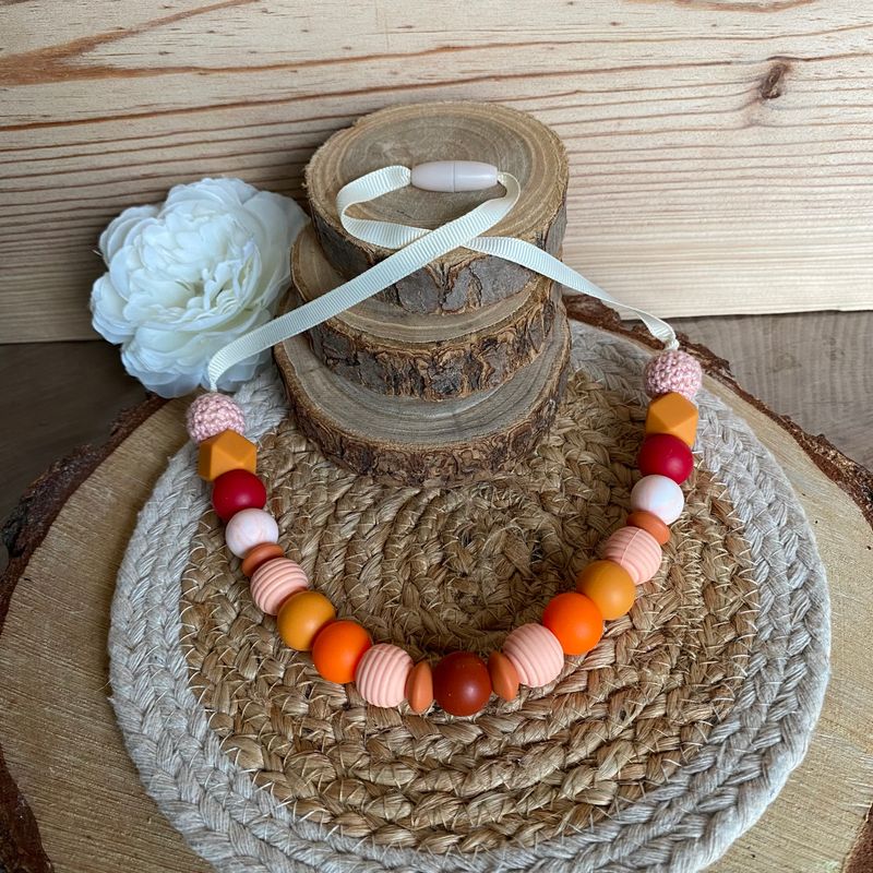 Collier d’allaitement / portage modèle « Couleur d’automne »