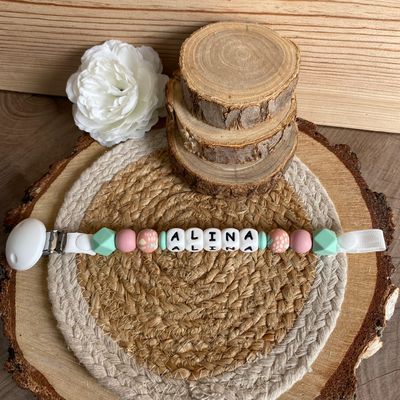 Attache tétine simple modèle &quot; Alina &quot;