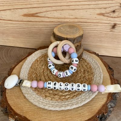 Coffret duo simple modèle « Héloïse pastel »
