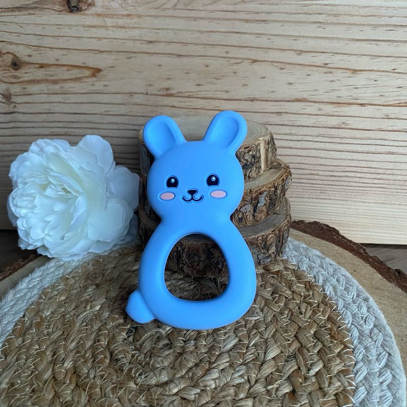 Jouet de dentition « Lapin bleu »