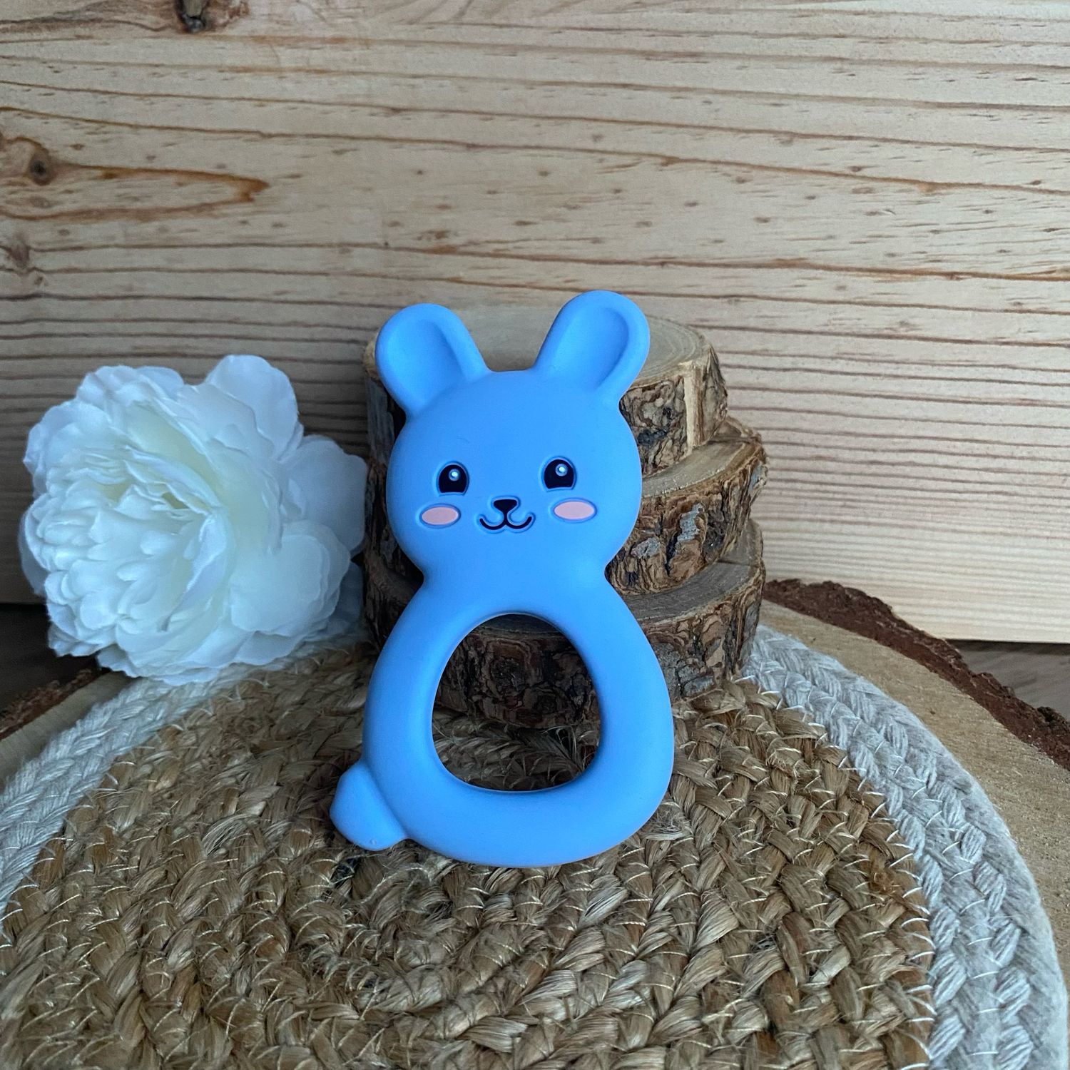 Jouet de dentition « Lapin bleu »