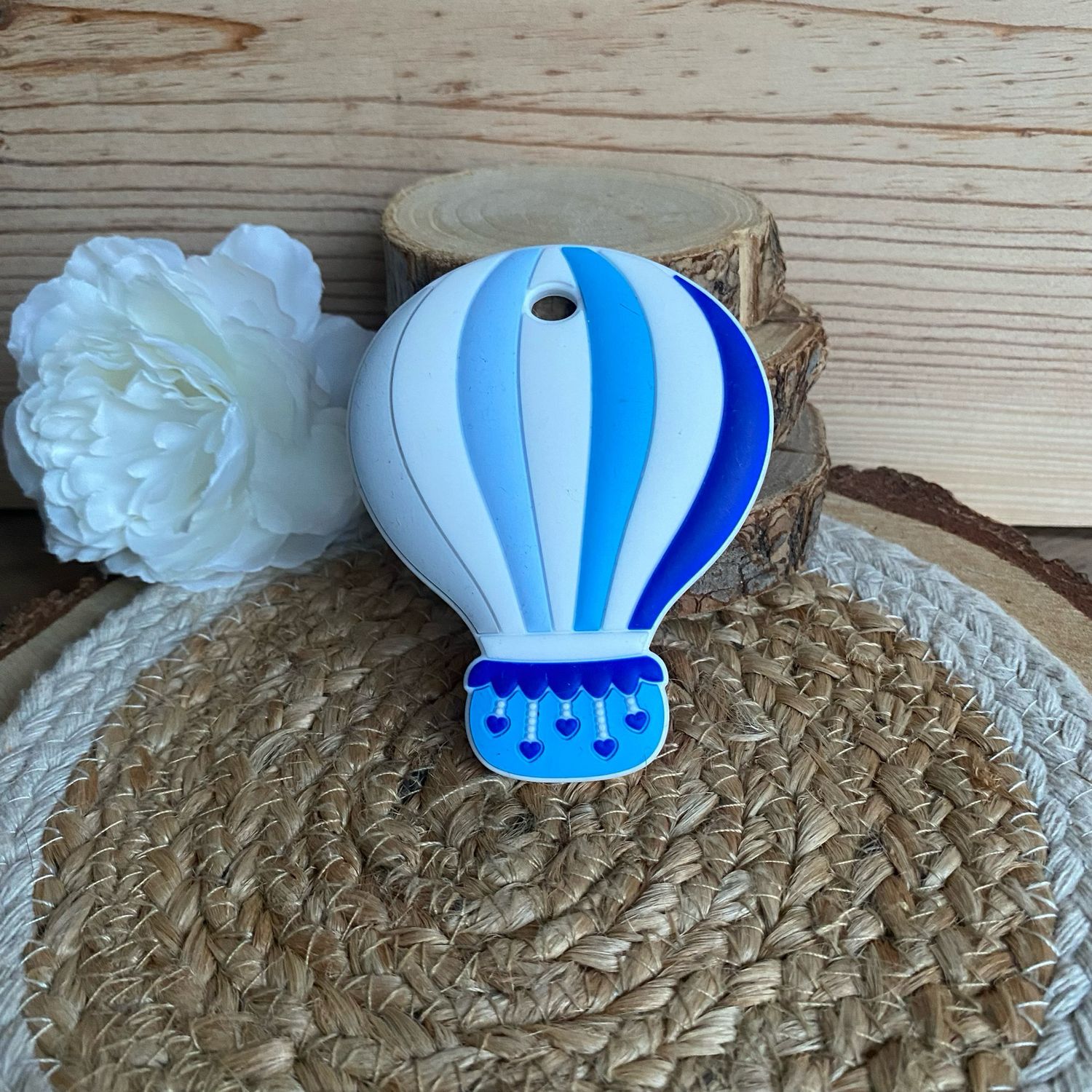 Jouet de dentition « Montgolfière bleue »