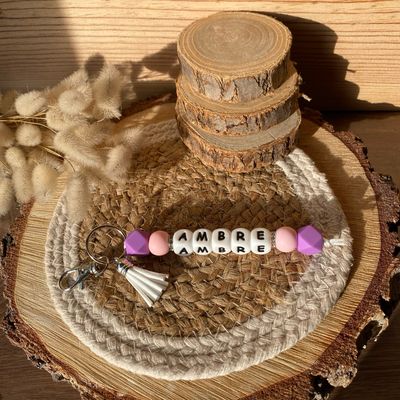 Porte-clés personnalisé modèle « Ambre »