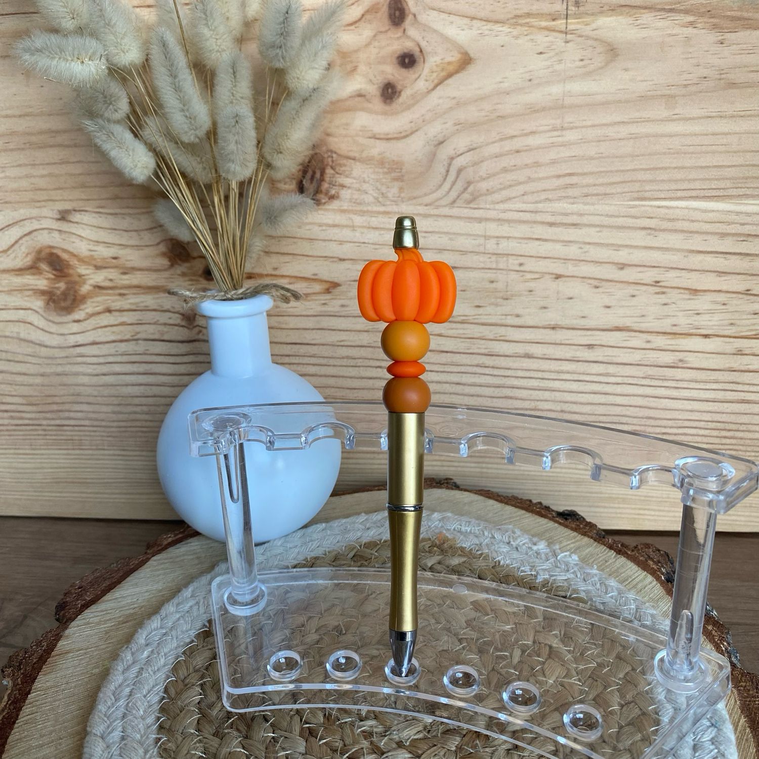 Stylo fantaisie « citrouille »