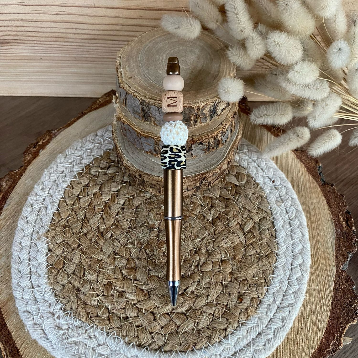 Stylo simple « léopard »