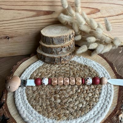 Attache tétine simple modèle &quot; Amaya &quot;