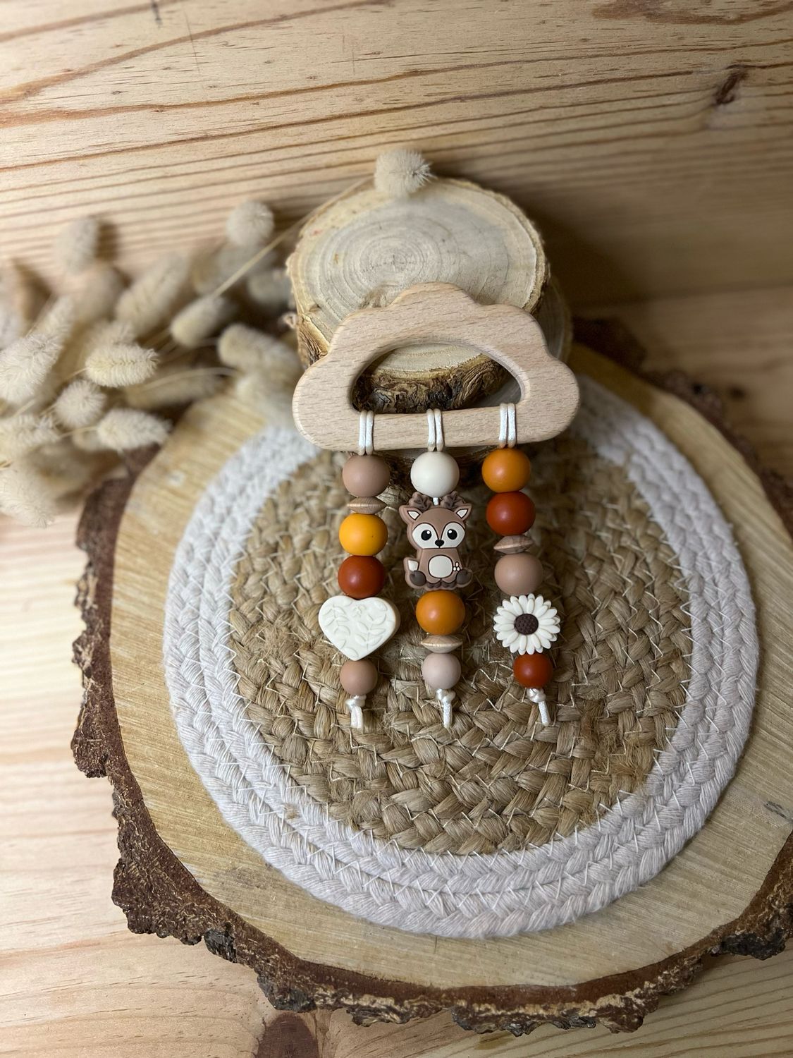 Hochet de dentition modèle « automne »