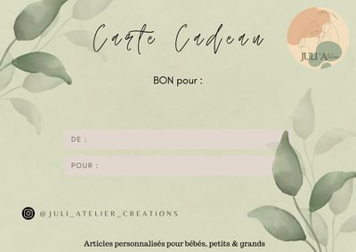 Carte cadeau