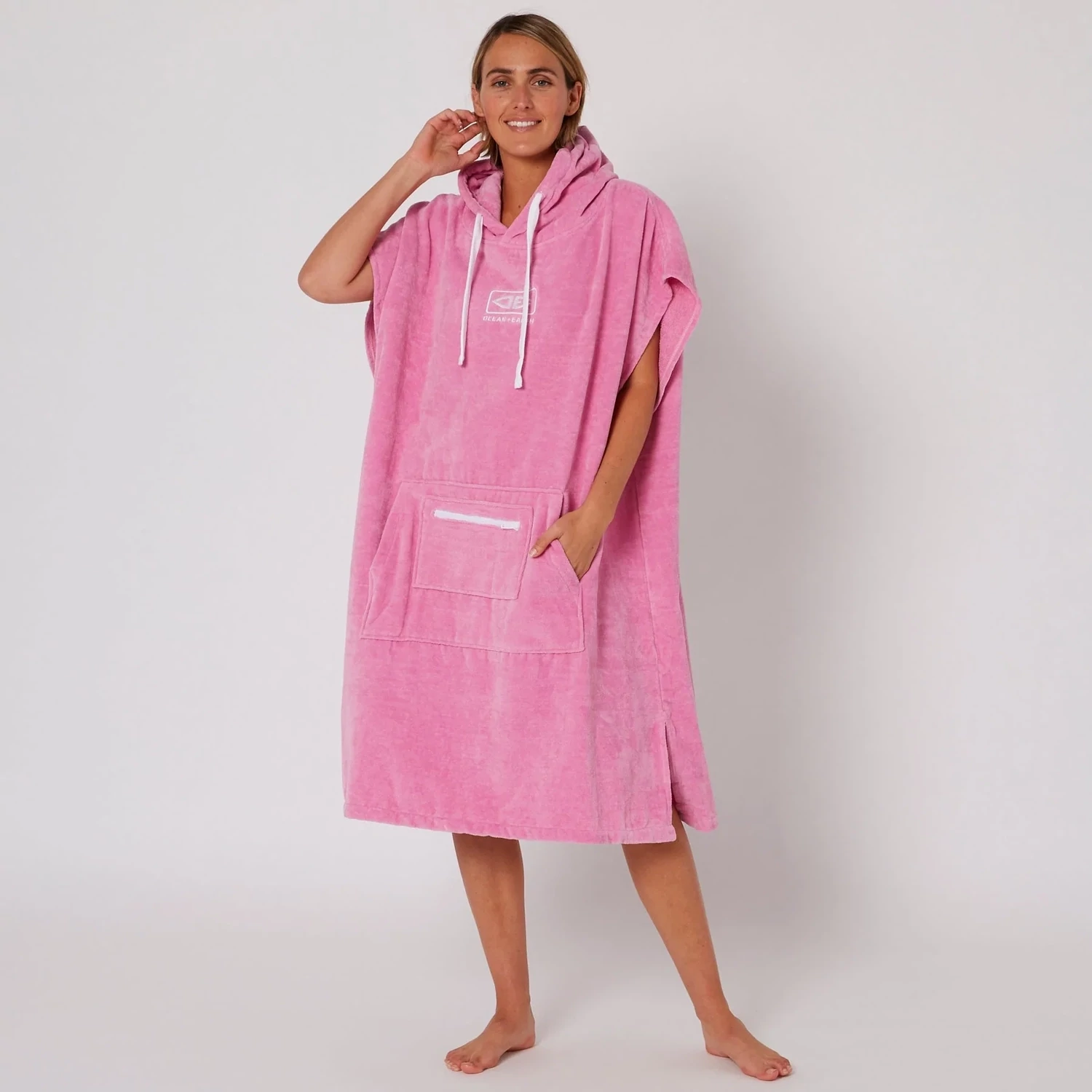 Pončo Rankšluostis Merginoms HOODED PONCHO