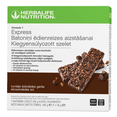 Baltyminis batonėlis,  juodojo šokolado skonio Formula 1 Express