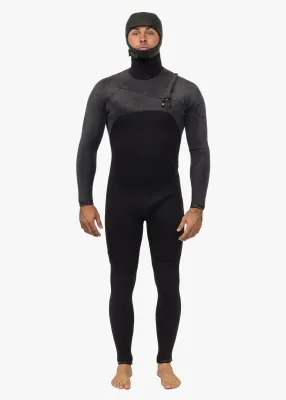 Hidrokostiumas VISSLA High Seas II 4-3 Full Hooded Chest Zip