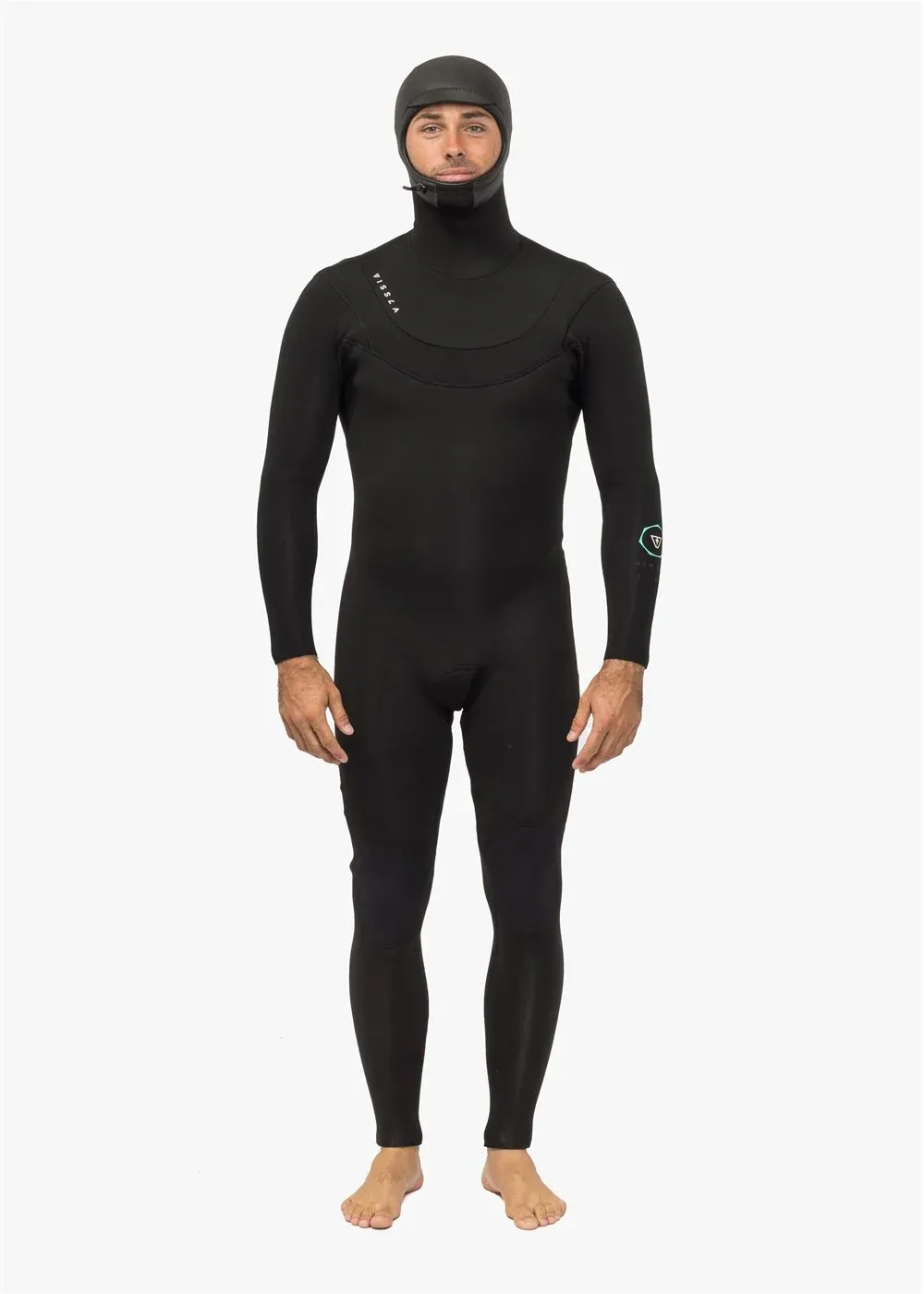 Hidrokostiumas VISSLA New Seas 5-4 Hooded U-Zip