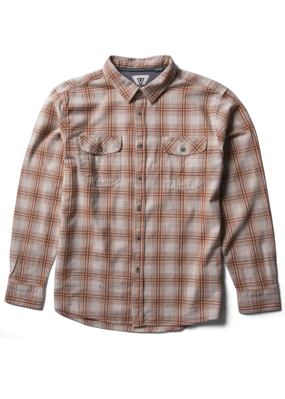 Marškiniai VISSLA Central Coast Eco LS Flannel Bone