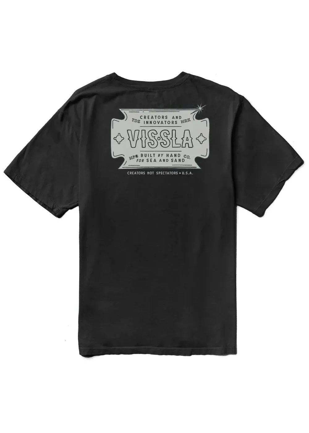 Marškinėliai VISSLA Razor Blade Premium PKT Tee-BLK