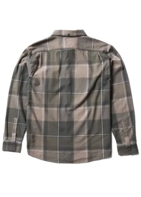Marškiniai VISSLA Central Coast Eco LS Flannel Vintage Green