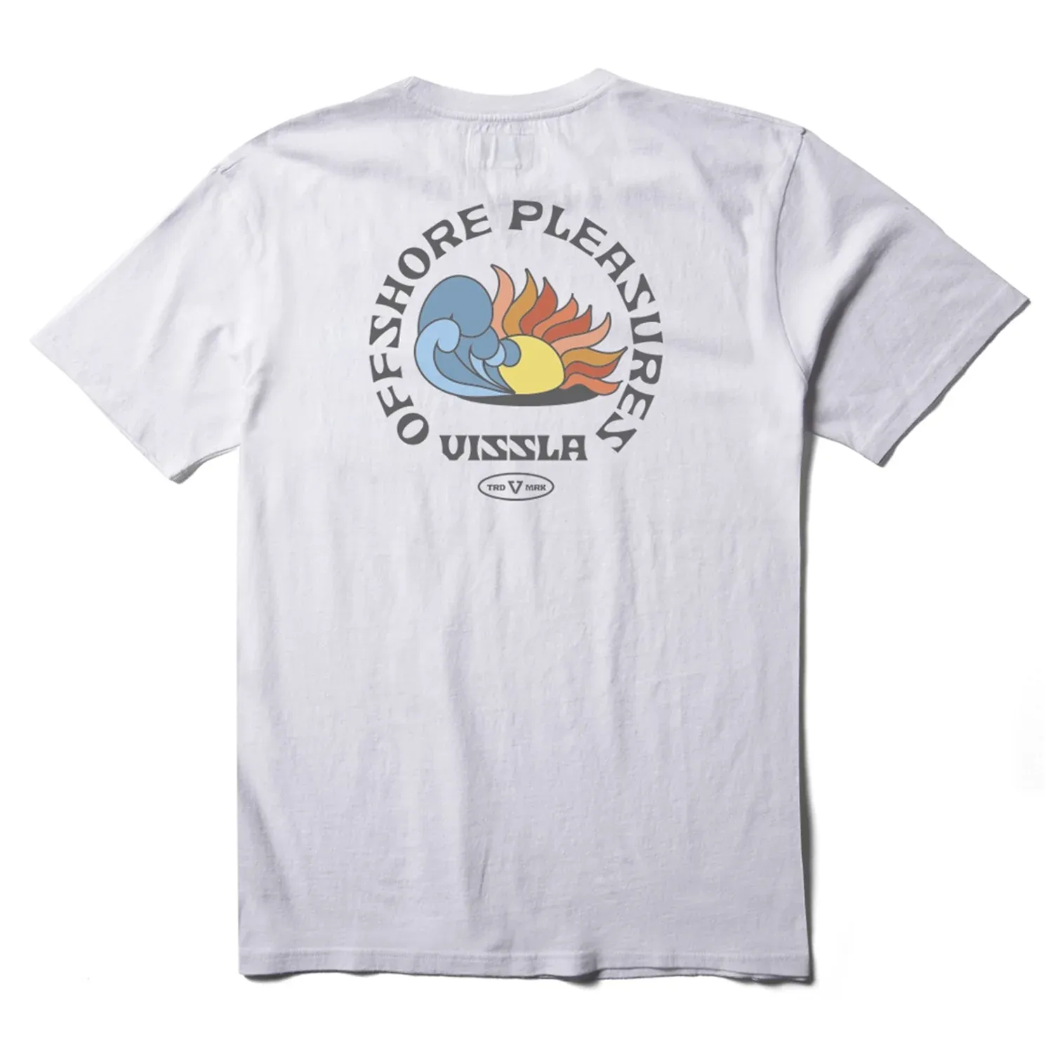 Marškinėliai VISSLA Offshore Pleasures SS PKT WHT