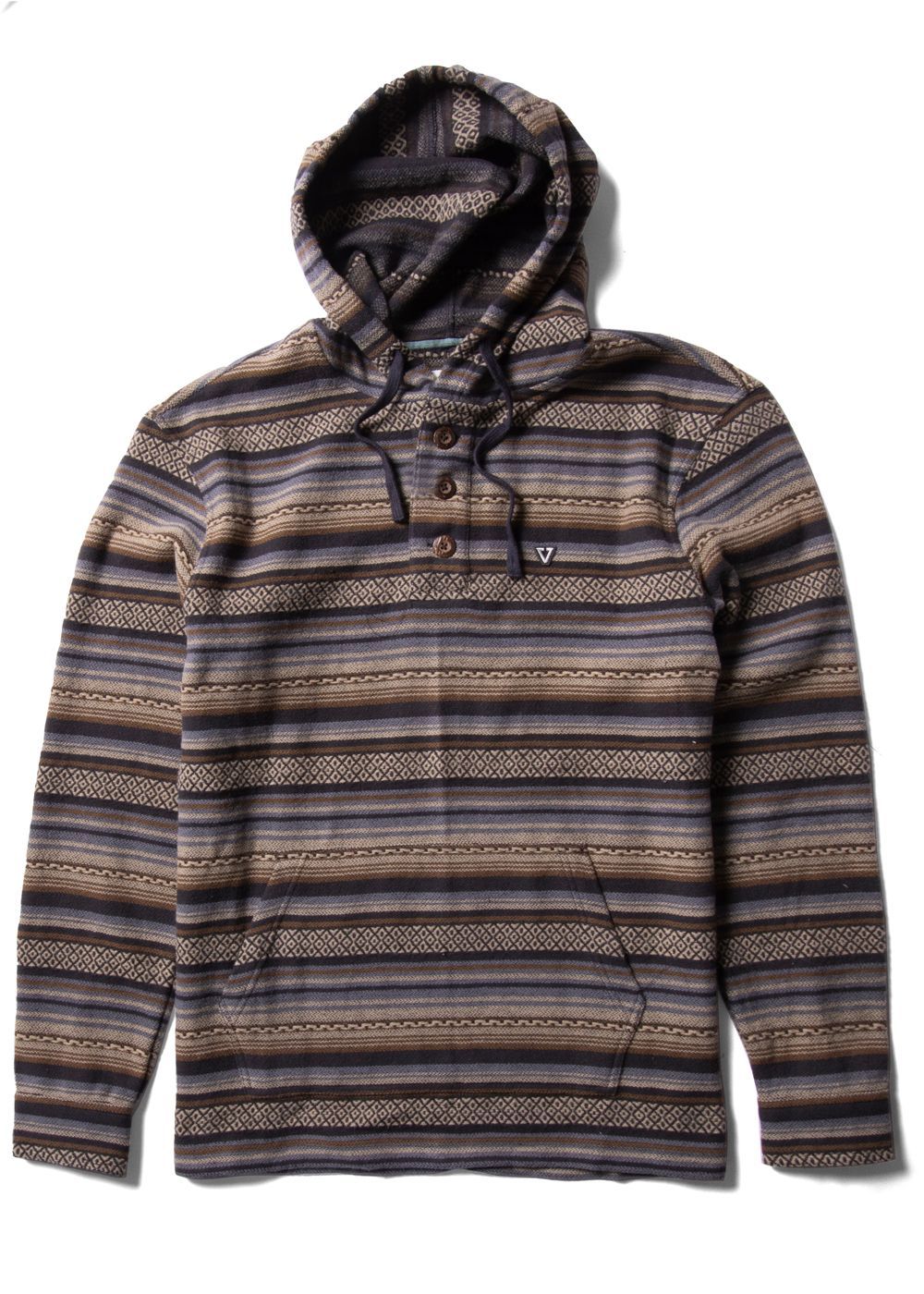 Džemperis VISSLA Descanso Hooded Popover Phantom