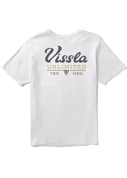Marškinėliai VISSLA Craftsmen Organic Tee-WHT