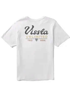 Marškinėliai VISSLA Craftsmen Organic Tee-WHT
