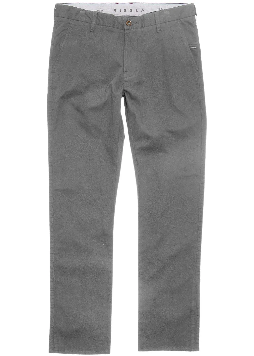 Kelnės VISSLA Low Tide Chino Eco Pant Gunmetal