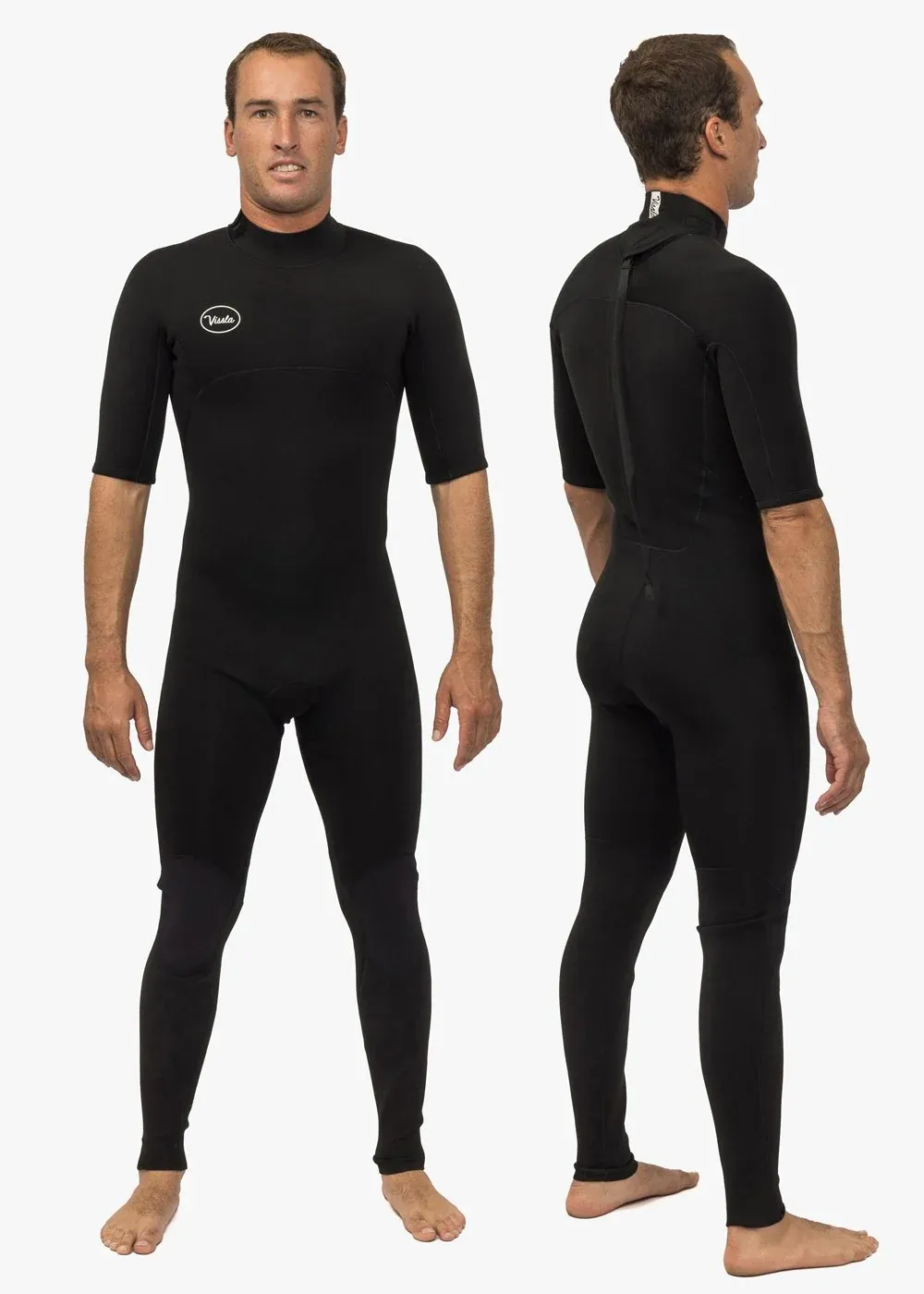 Hidrokostiumas VISSLA 7 Seas 2-2 SS Full Back Zip
