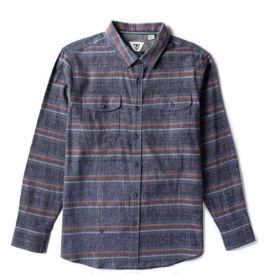 VISSLA Central Coast ilgarankoviai marškiniai Navy Heather
