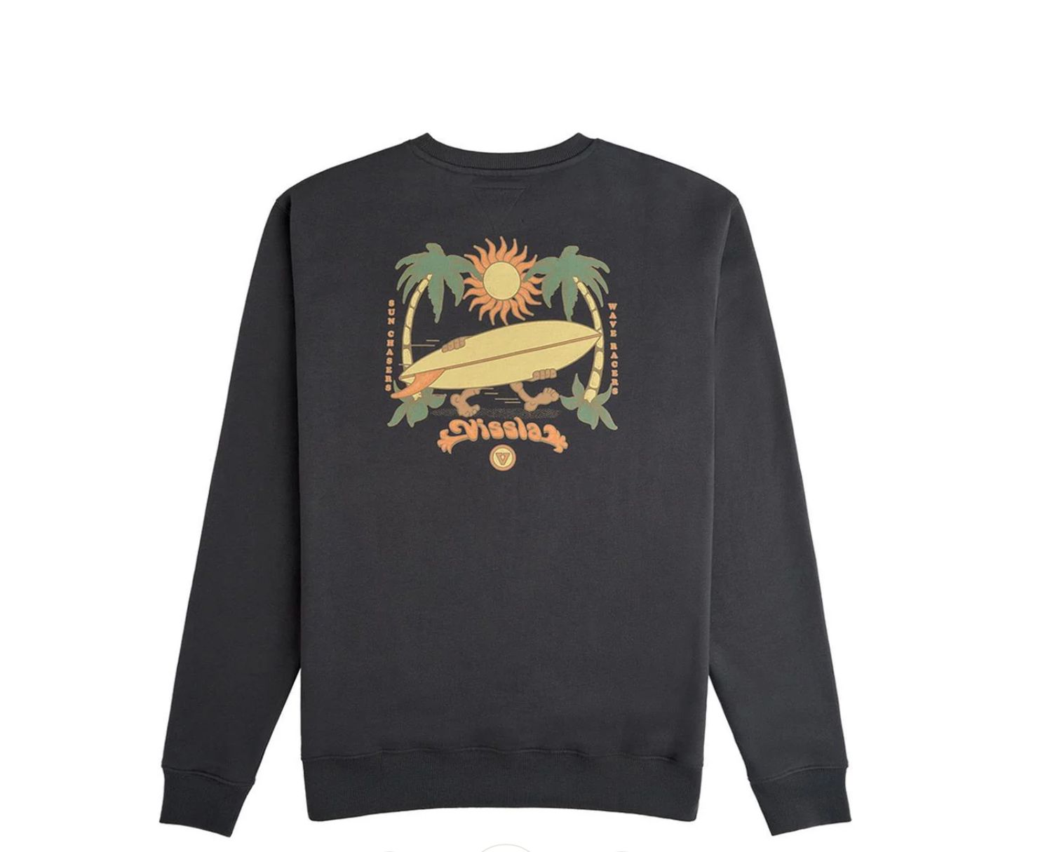 VISSLA Out there crew fleece džemperis su pūkeliu