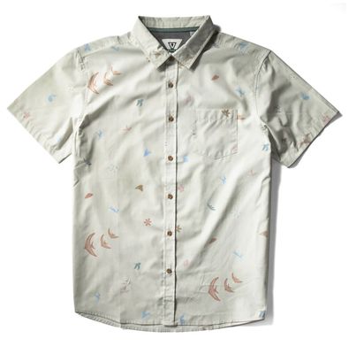 VISSLA MIYASHIRO ISLAND STARGAZER ECO SS SHIRT trumparankoviai marškiniai