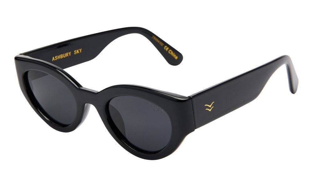 ISea ASHBURY SKY BLACK / SMOKE POLARIZED LENS