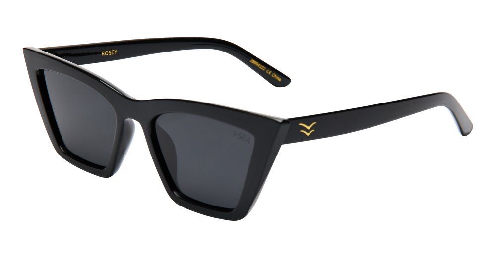 ISea ROSEY BLACK/ SMOKE POLARIZED LENS