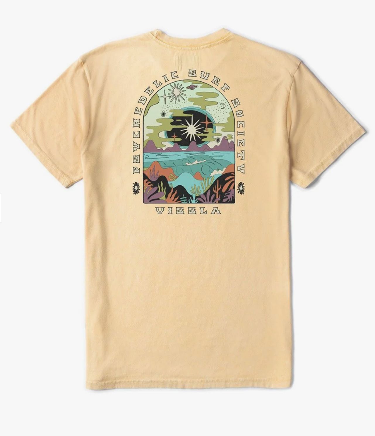 Marškinėliai VISSLA Lucid Dreams Cosmic Wash SS Tee-ALE
