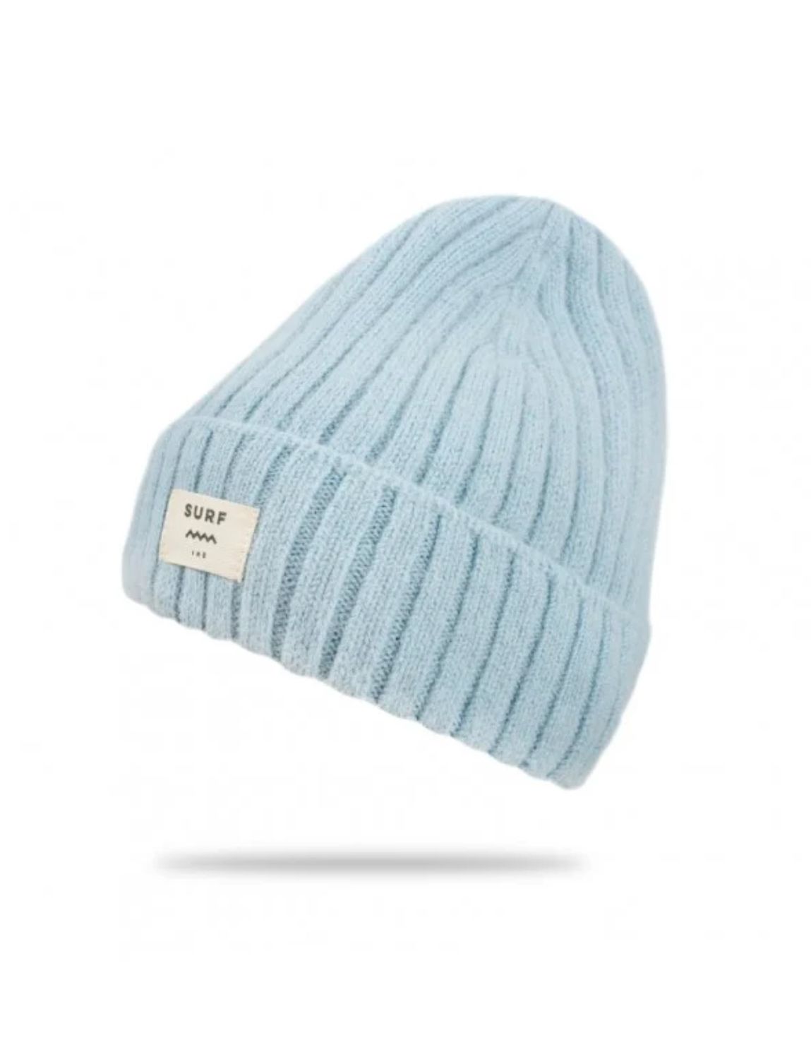 Surf inc RIB FLUFFY BEANIE - BLUE DREAM, Color: Blue dream