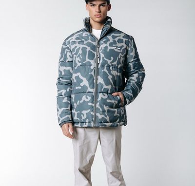 Colourful Rebel Finch Clean Camo Puffer Jacket
