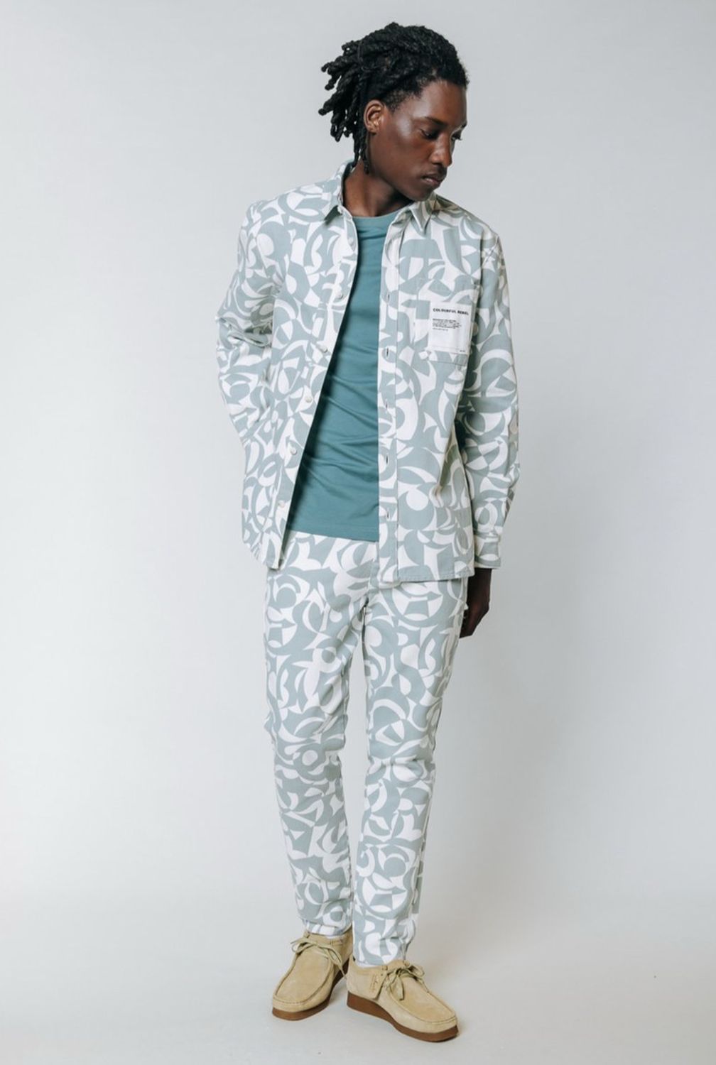 Colourful Rebel Kelnės Parker Swirl pants