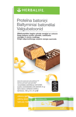 Baltyminis batonėlis (citrinų skonio)