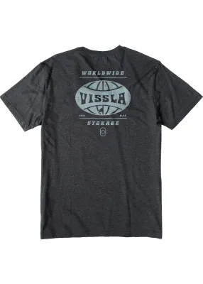 Marškinėliai VISSLA Global Stoke Heather Tee