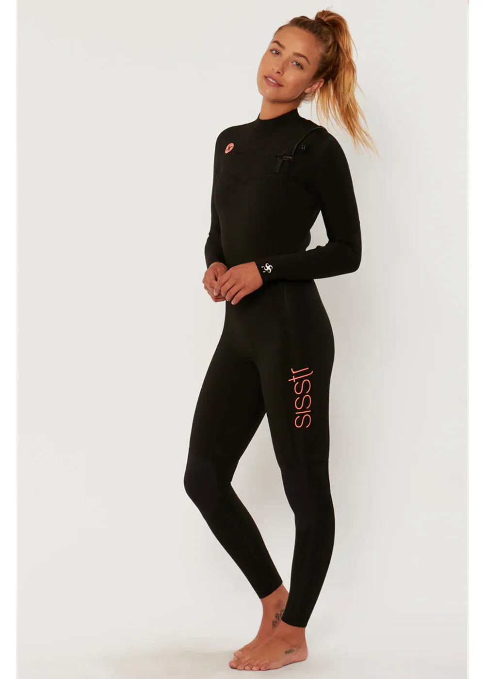 Moteriškas hidrokostiumas SISSTR 7 Seas 4/3 Full (Chest Zip)