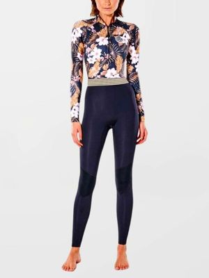 Rip Curl G-Bomb 2mm Front Zip Black Gold