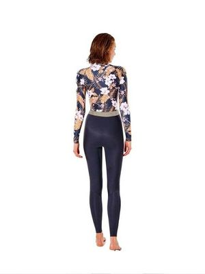 Rip Curl G-Bomb 2mm Front Zip Black Gold