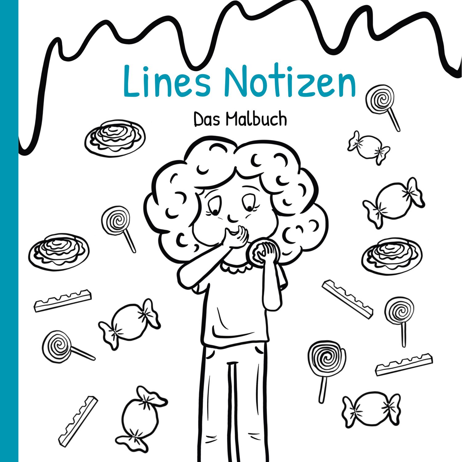 Lines Notizen - Das Malbuch