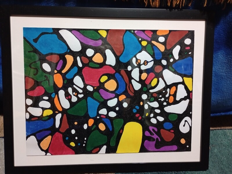 Neurographic abstract art