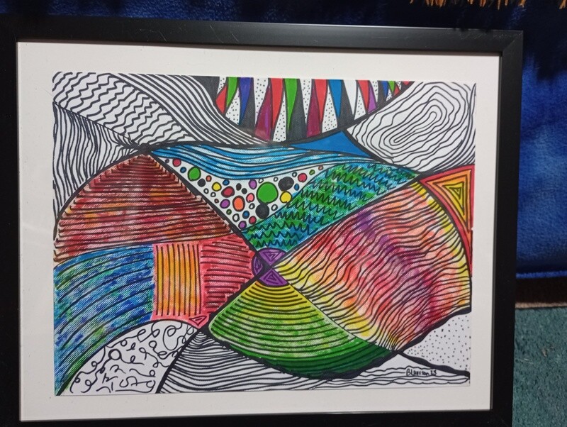 Flow - abstract art