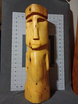 Wooden Moai