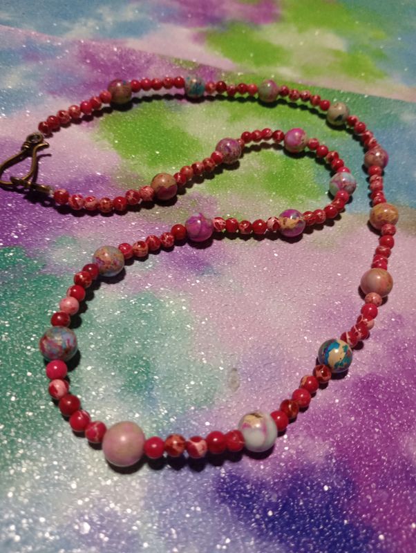 Imperial Jasper 21&quot; necklace