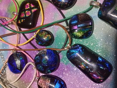 Dichroic glass