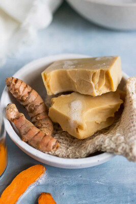 TURMERIC AND GARLIC SOAP