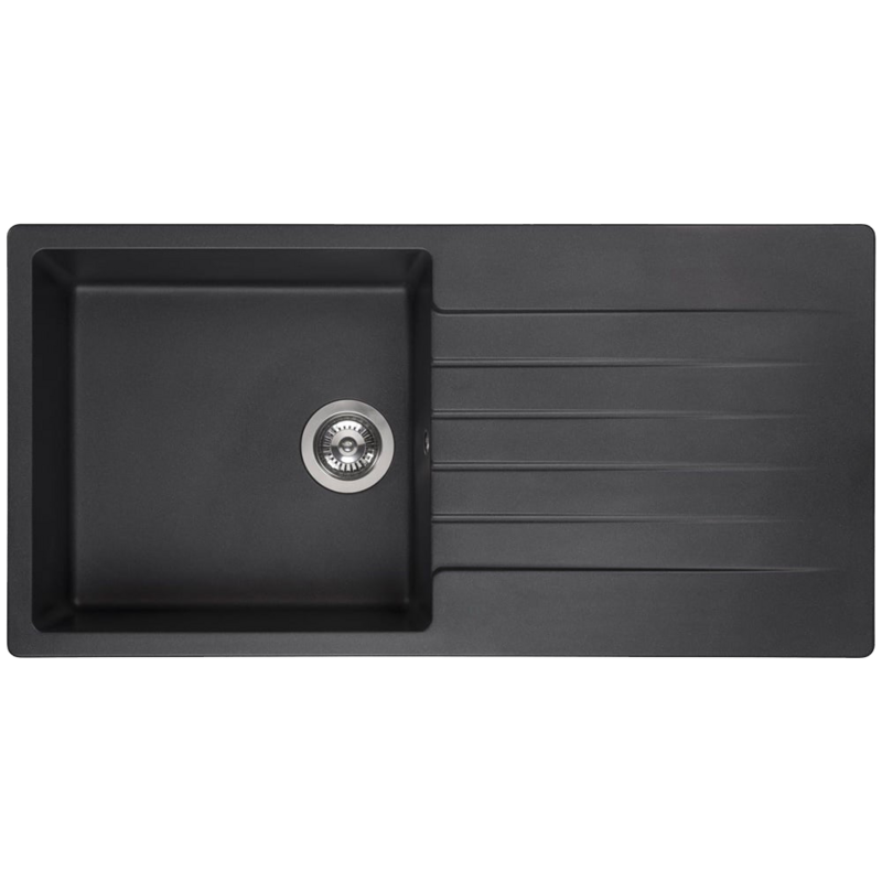 SINGLE GRANITE KITCHEN SINK WITH ARMS (KRONOS-110) - SGS001