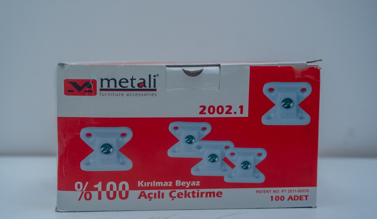 METALI TACKING PIN WHITE - MTPW001